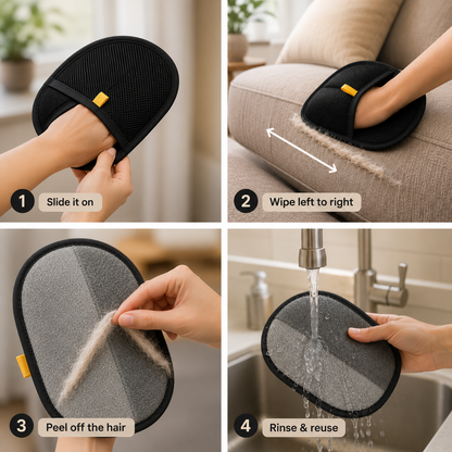 Simplyhandy™ Reusable Pet Hair Removal Glove