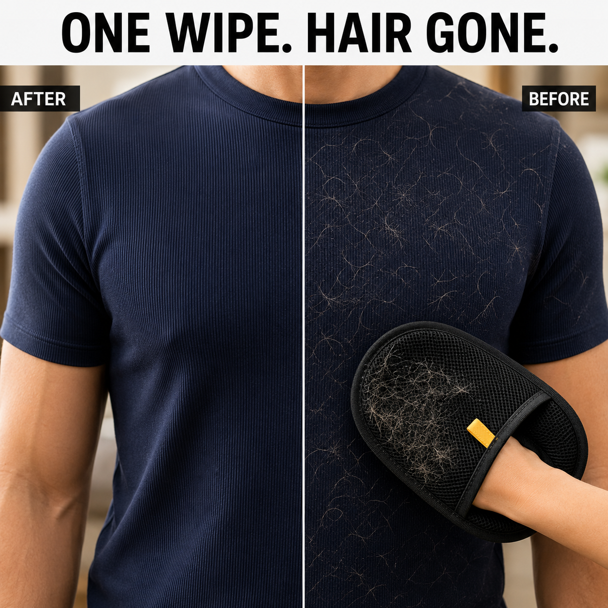 Simplyhandy™ Reusable Pet Hair Removal Glove